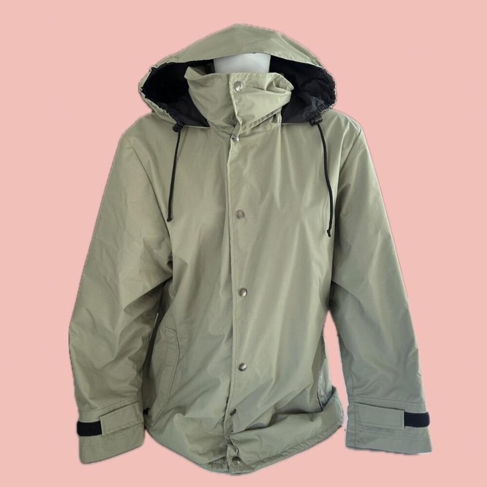 Kanuk Waterproof Fleece-Lined Jacket – Sage Green – Size 4 Made in Canada